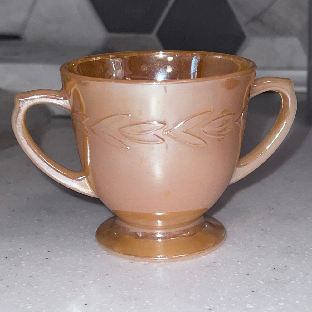 Fire King Peach Creamer